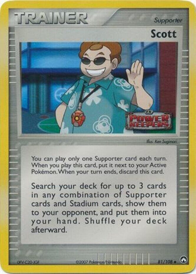 Scott (81/108) (Stamped) [EX: Power Keepers] Pokemon Single Pokémon  | Multizone: Comics And Games