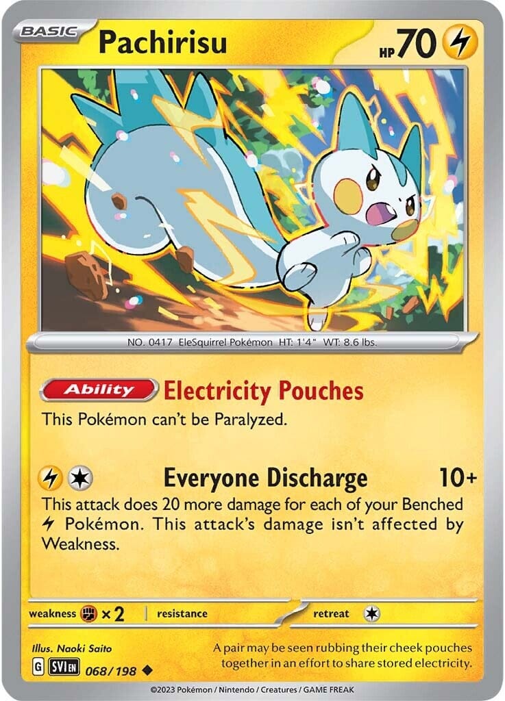Pachirisu (068/198) [Scarlet & Violet: Base Set] Pokemon Single Pokémon  | Multizone: Comics And Games