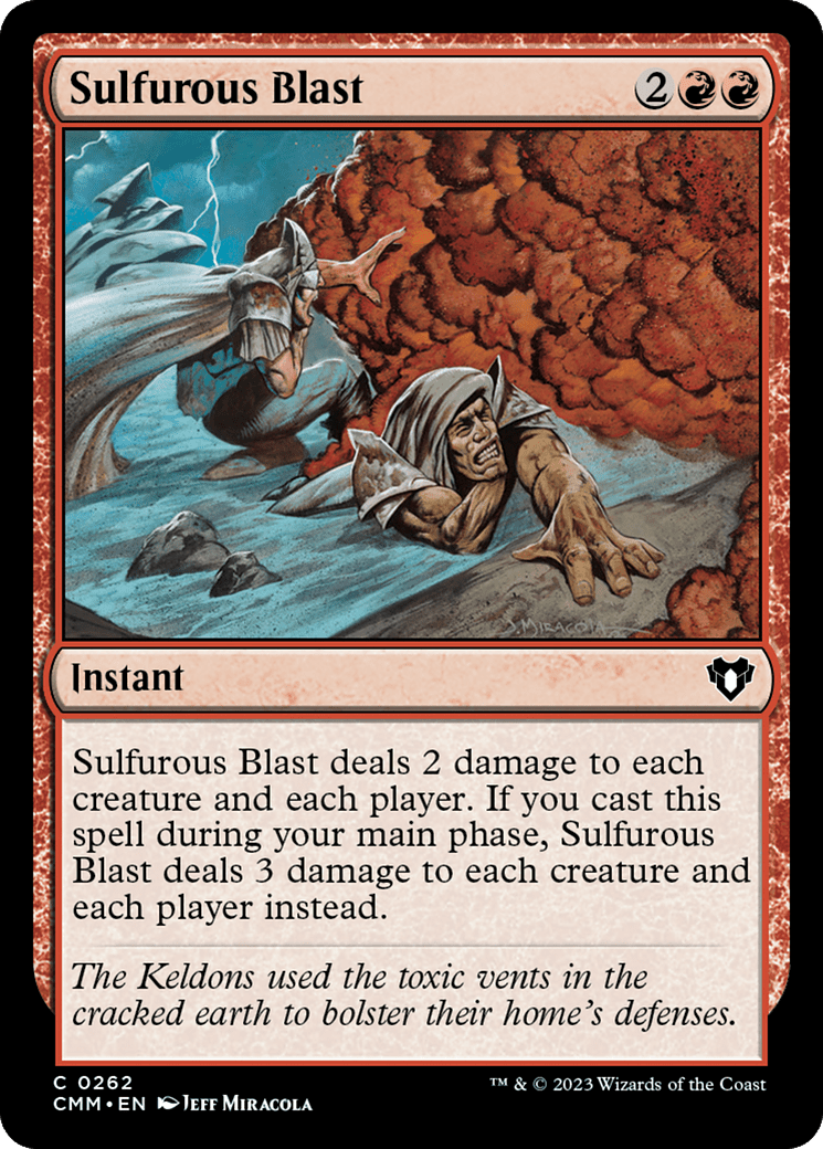 Sulfurous Blast [Commander Masters] MTG Single Magic: The Gathering  | Multizone: Comics And Games