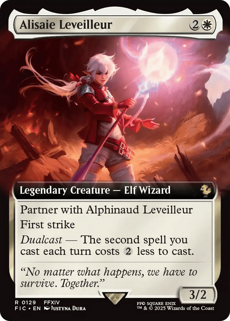 Alisaie Leveilleur (Extended Art) [FINAL FANTASY Commander] MTG Single Magic: The Gathering  | Multizone: Comics And Games