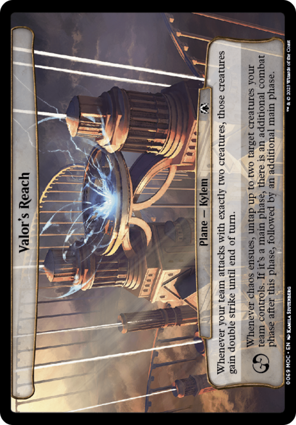Valor's Reach [March of the Machine Commander] MTG Single Magic: The Gathering  | Multizone: Comics And Games
