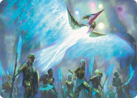 Otharri, Suns' Glory Art Card [Phyrexia: All Will Be One Art Series] MTG Single Magic: The Gathering  | Multizone: Comics And Games