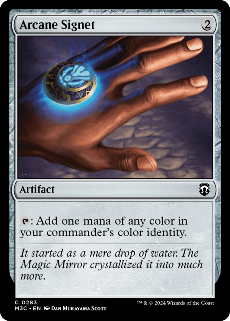 Arcane Signet (Ripple Foil) [Modern Horizons 3 Commander] MTG Single Magic: The Gathering  | Multizone: Comics And Games