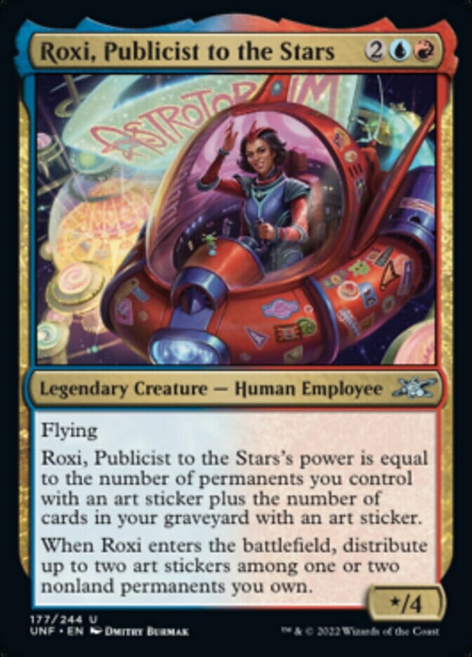 Roxi, Publicist to the Stars [Unfinity] MTG Single Magic: The Gathering  | Multizone: Comics And Games