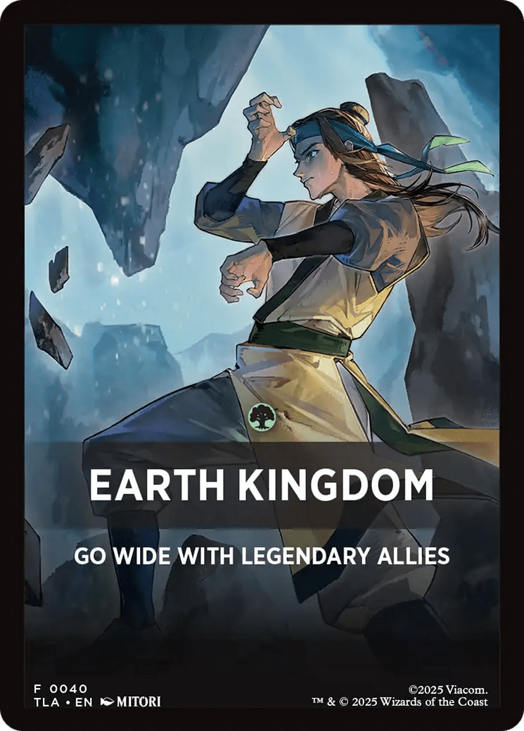Earth Kingdom Theme Card [Avatar: The Last Airbender Tokens] MTG Single Magic: The Gathering  | Multizone: Comics And Games