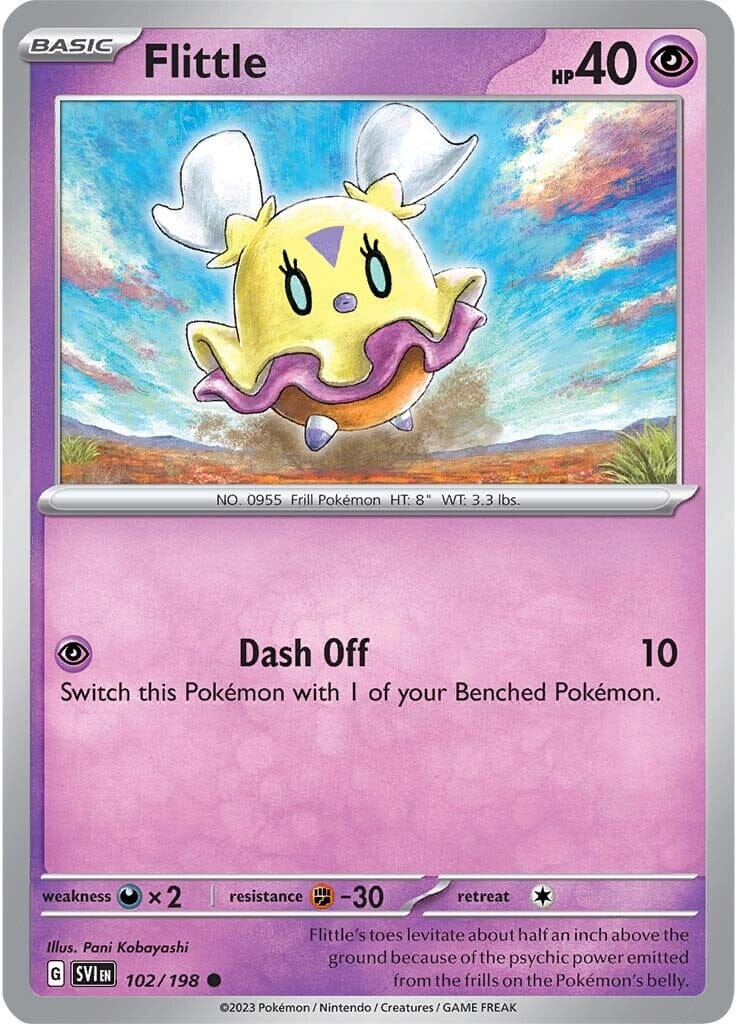 Flittle (102/198) [Scarlet & Violet: Base Set] Pokemon Single Pokémon  | Multizone: Comics And Games