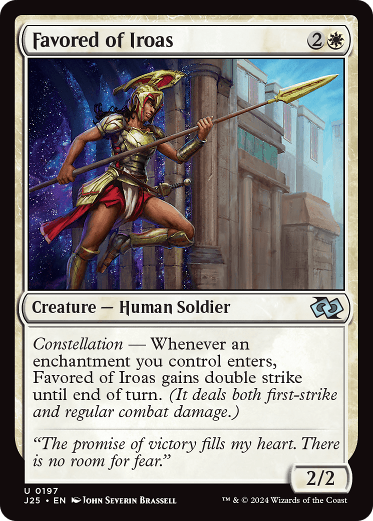 Favored of Iroas [Foundations Jumpstart] MTG Single Magic: The Gathering  | Multizone: Comics And Games