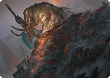 Against All Odds Art Card [Phyrexia: All Will Be One Art Series] MTG Single Magic: The Gathering  | Multizone: Comics And Games
