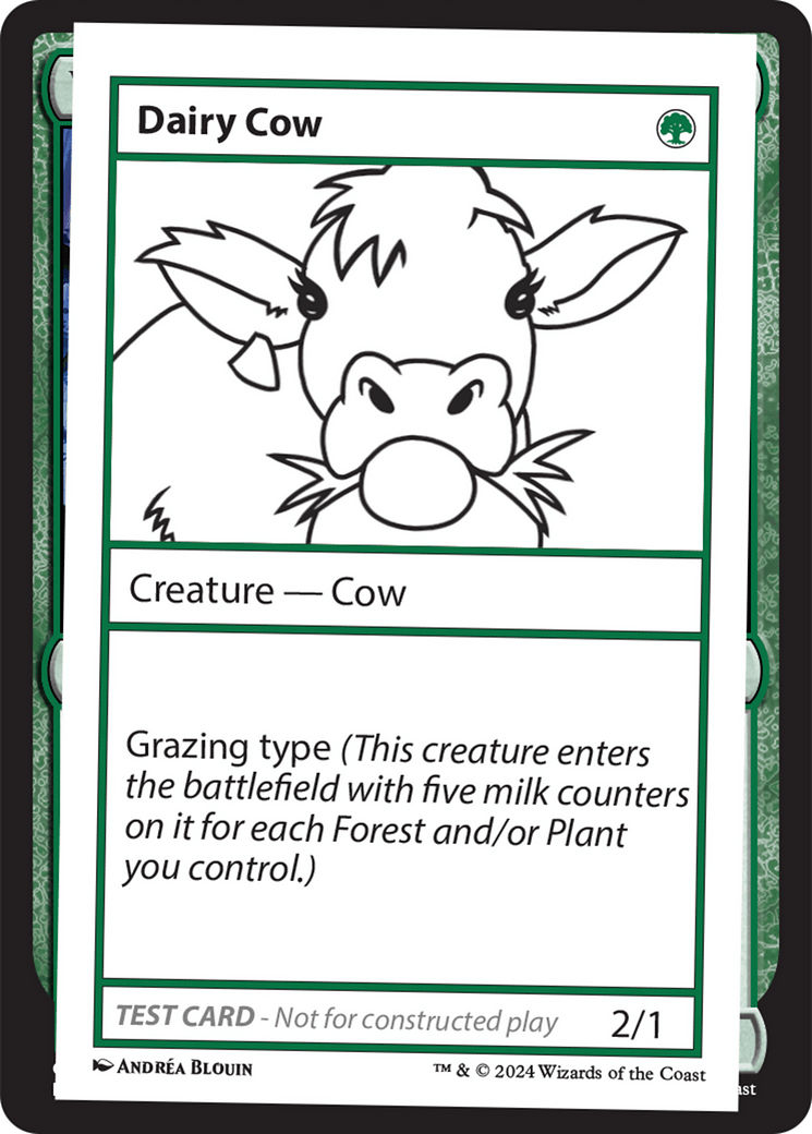 Dairy Cow [Mystery Booster 2 Playtest Cards] MTG Single Magic: The Gathering  | Multizone: Comics And Games