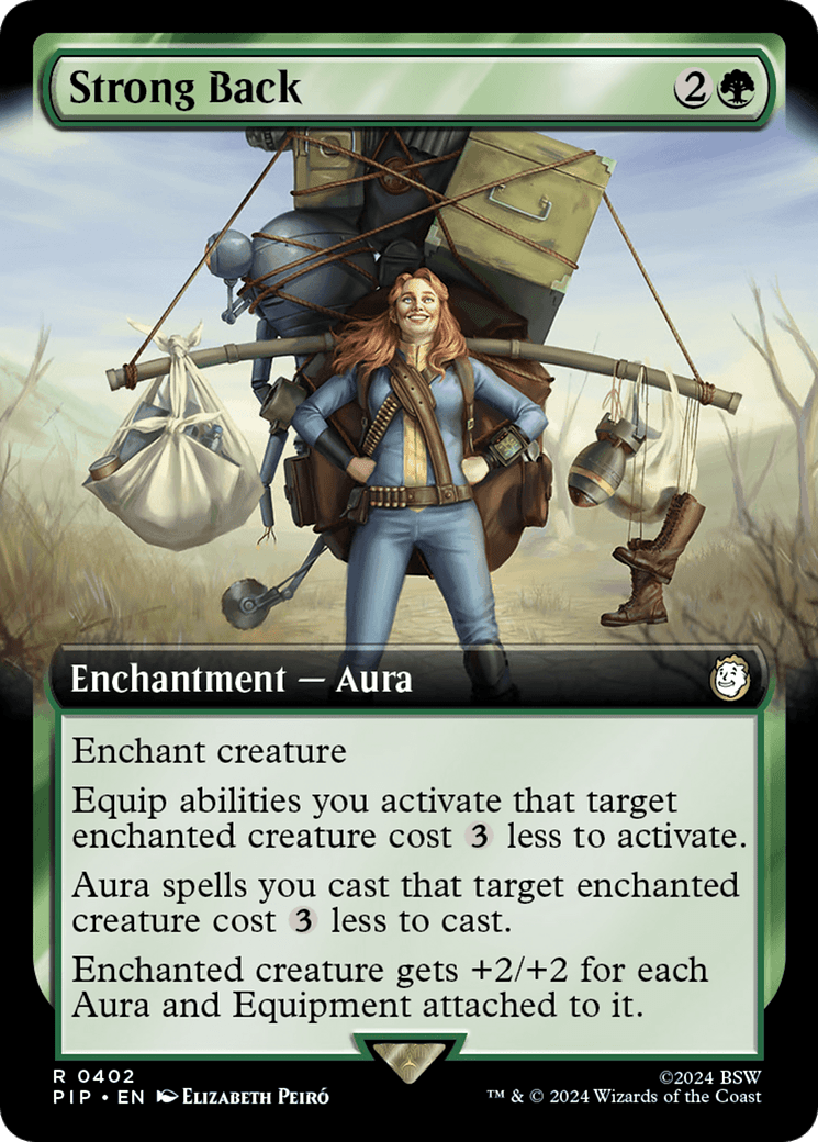 Strong Back (Extended Art) [Fallout] MTG Single Magic: The Gathering  | Multizone: Comics And Games