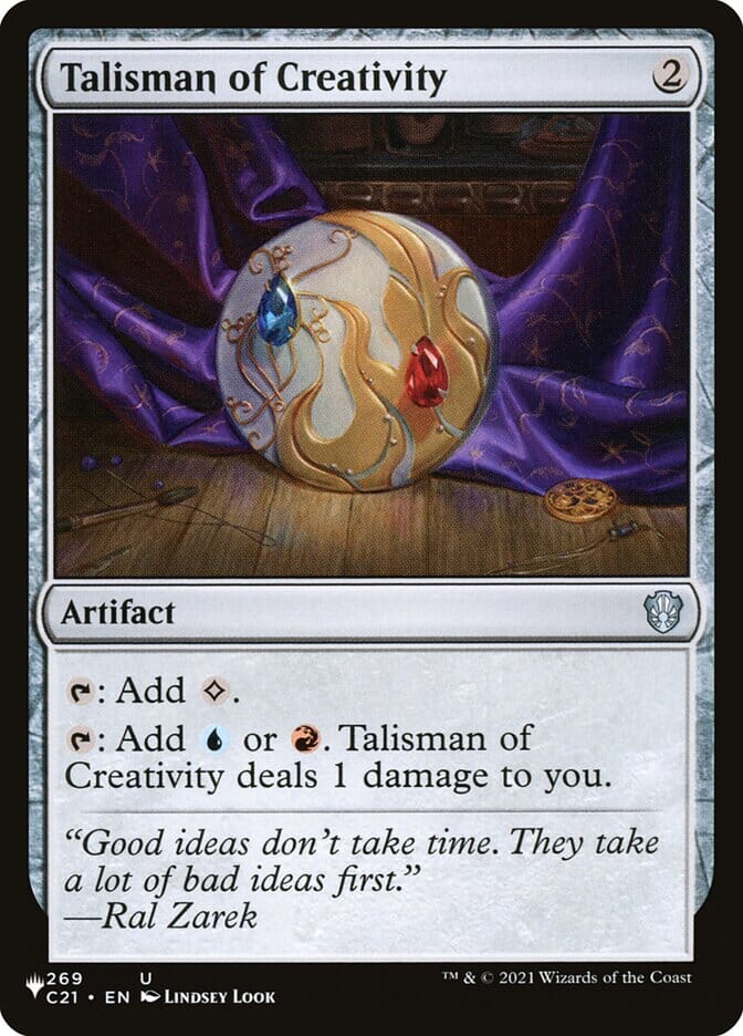 Talisman of Creativity [Secret Lair: Heads I Win, Tails You Lose] MTG Single Magic: The Gathering  | Multizone: Comics And Games