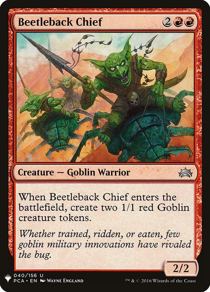 Beetleback Chief [Mystery Booster] MTG Single Magic: The Gathering  | Multizone: Comics And Games