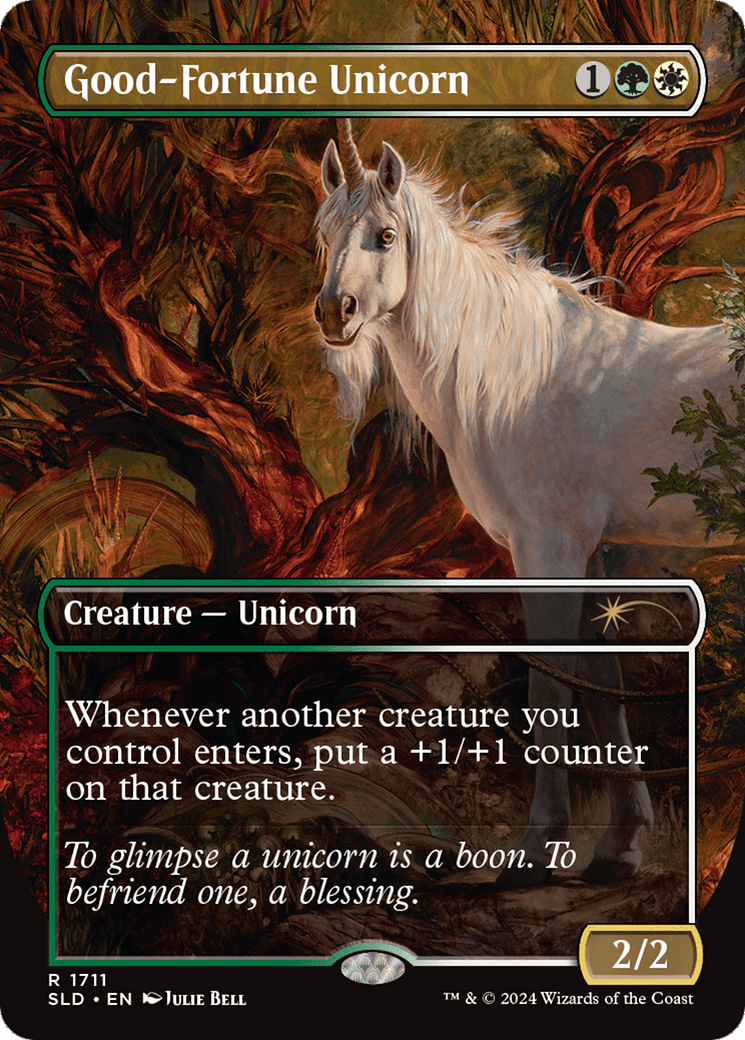 Good-Fortune Unicorn [Secret Lair Drop Series] MTG Single Magic: The Gathering  | Multizone: Comics And Games