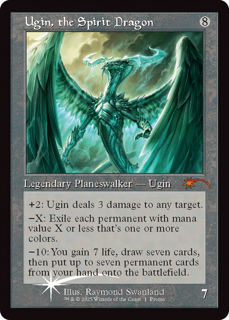 Ugin, the Spirit Dragon (Retro Frame) [Secret Lair Drop Series] MTG Single Magic: The Gathering  | Multizone: Comics And Games