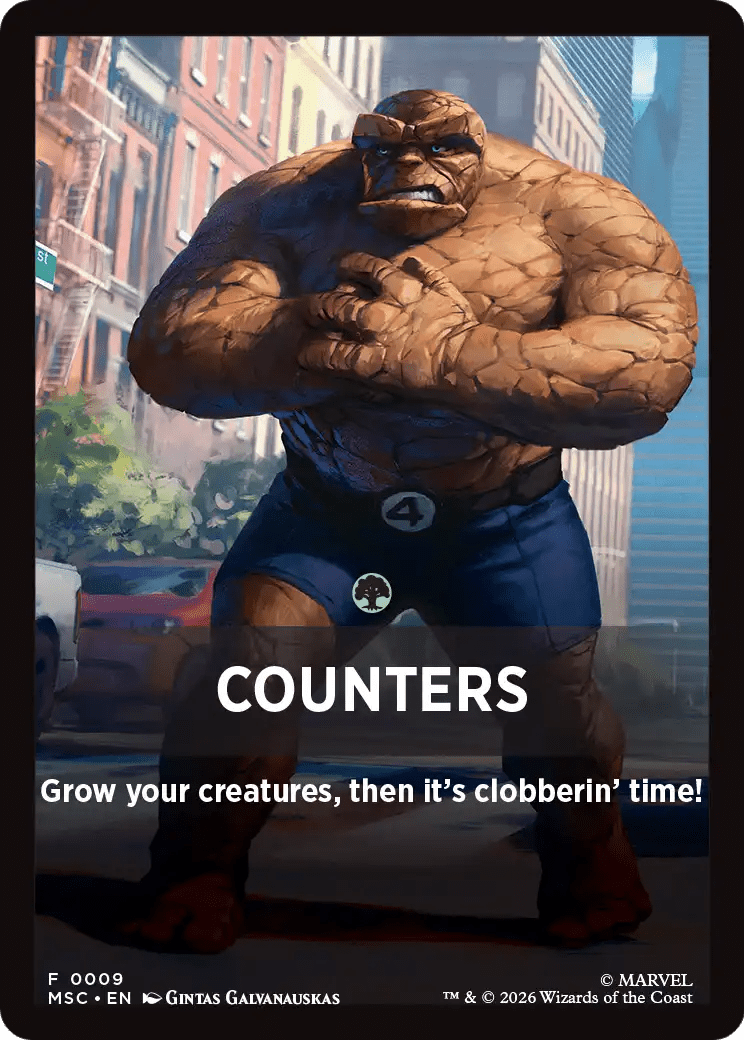 Counters Theme Card [Marvel Super Heroes Commander] | Multizone: Comics And Games