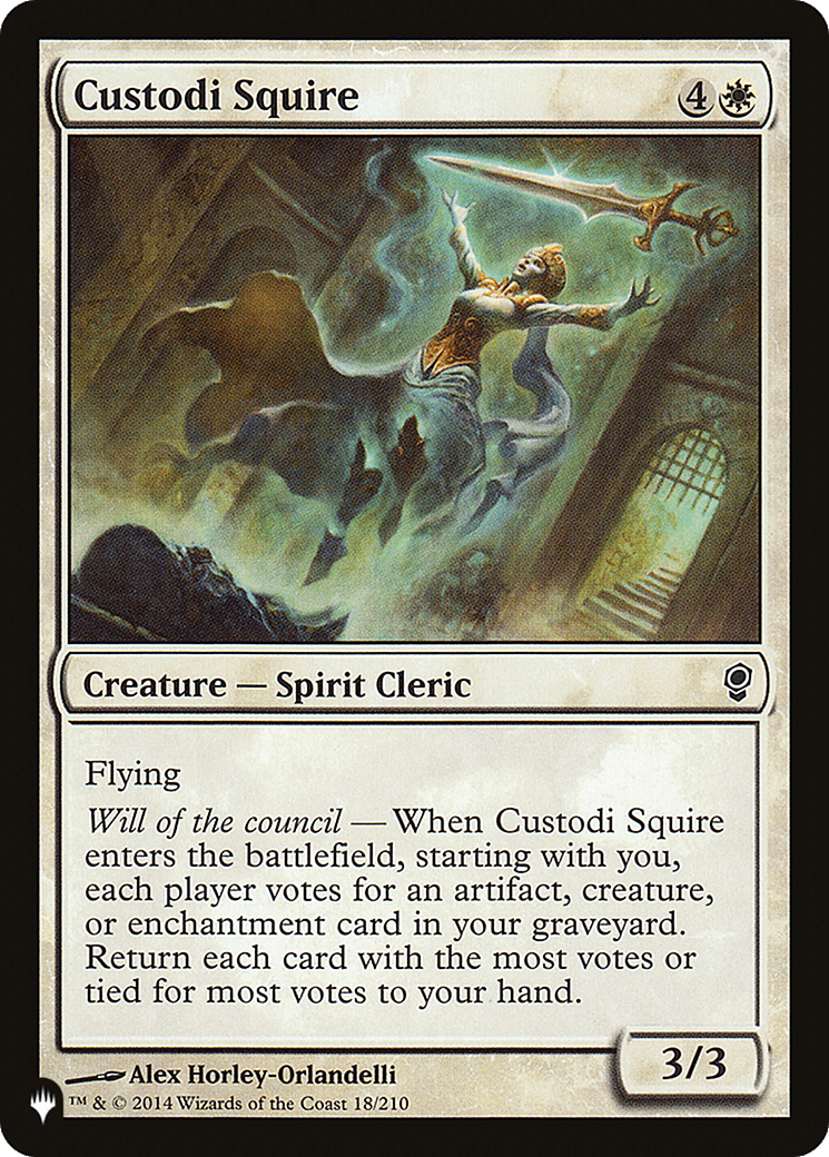 Custodi Squire [The List] MTG Single Magic: The Gathering  | Multizone: Comics And Games
