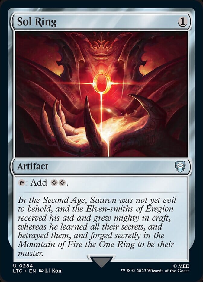 Sol Ring [The Lord of the Rings: Tales of Middle-Earth Commander] MTG Single Magic: The Gathering  | Multizone: Comics And Games
