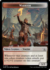Warrior // Spirit (13) Double-Sided Token [March of the Machine Tokens] MTG Single Magic: The Gathering  | Multizone: Comics And Games