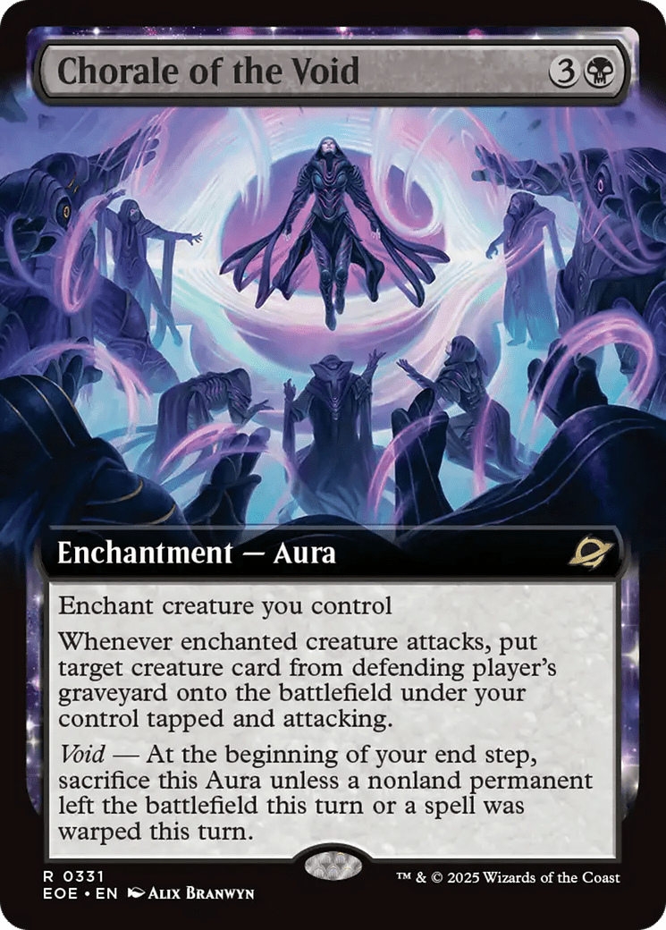Chorale of the Void (Extended Art) [Edge of Eternities] MTG Single Magic: The Gathering  | Multizone: Comics And Games
