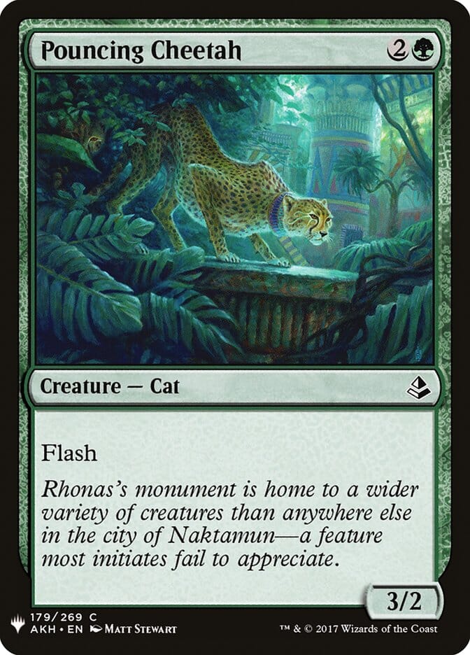 Pouncing Cheetah [Mystery Booster] MTG Single Magic: The Gathering  | Multizone: Comics And Games