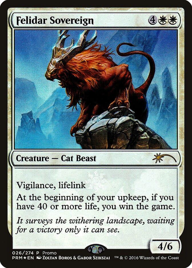 Felidar Sovereign [Resale Promos] MTG Single Magic: The Gathering  | Multizone: Comics And Games