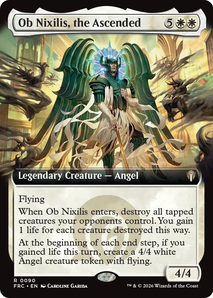 Ob Nixilis, the Ascended (Extended Art) [Reality Fracture Commander] | Multizone: Comics And Games