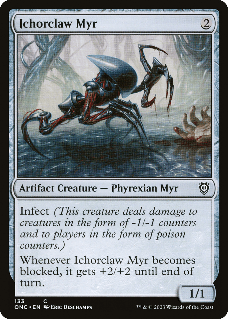 Ichorclaw Myr [Phyrexia: All Will Be One Commander] MTG Single Magic: The Gathering  | Multizone: Comics And Games