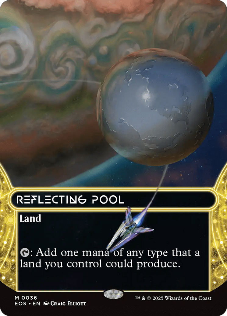 Reflecting Pool (0036) (Borderless) [Edge of Eternities: Stellar Sights] MTG Single Magic: The Gathering  | Multizone: Comics And Games