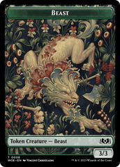 Beast // Food (0012) Double-Sided Token [Wilds of Eldraine Tokens] MTG Single Magic: The Gathering  | Multizone: Comics And Games