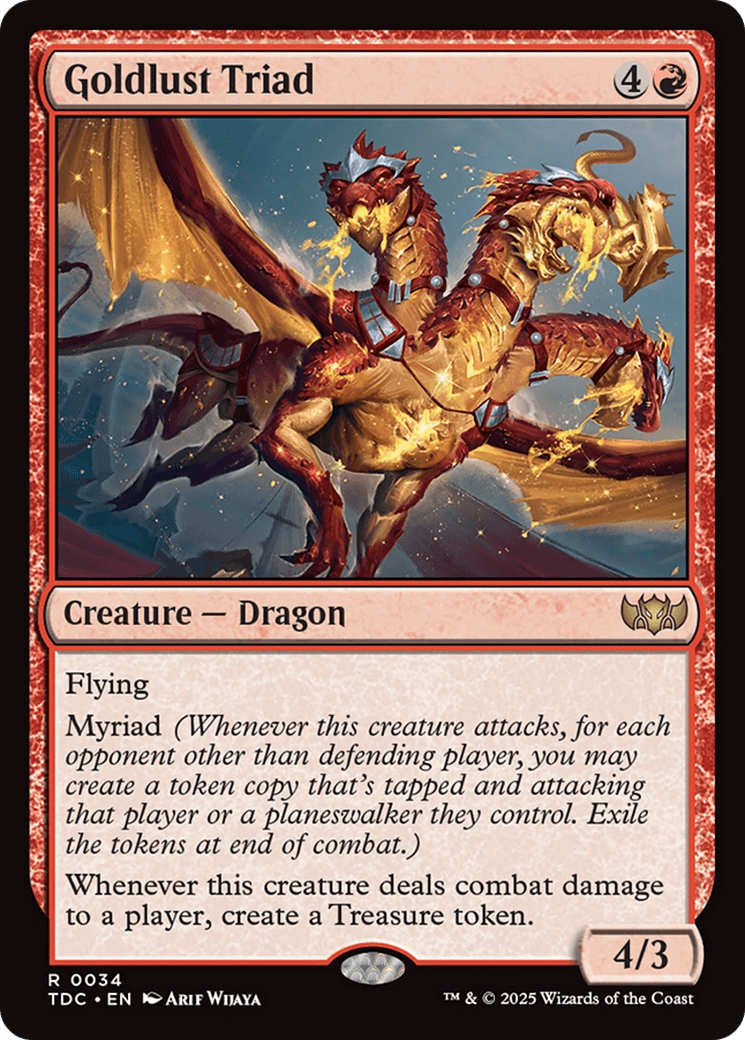 Goldlust Triad [Tarkir: Dragonstorm Commander] MTG Single Magic: The Gathering  | Multizone: Comics And Games