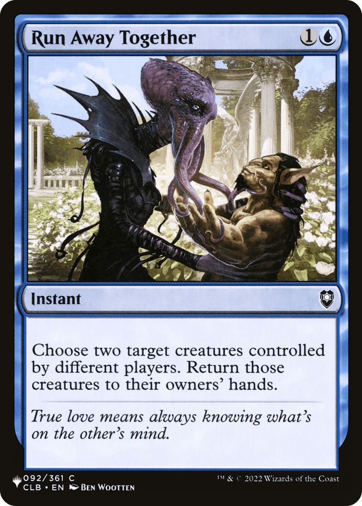 Run Away Together [The List] MTG Single Magic: The Gathering  | Multizone: Comics And Games