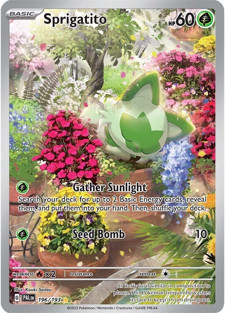 Sprigatito (196/193) [Scarlet & Violet: Paldea Evolved] Pokemon Single Pokémon  | Multizone: Comics And Games