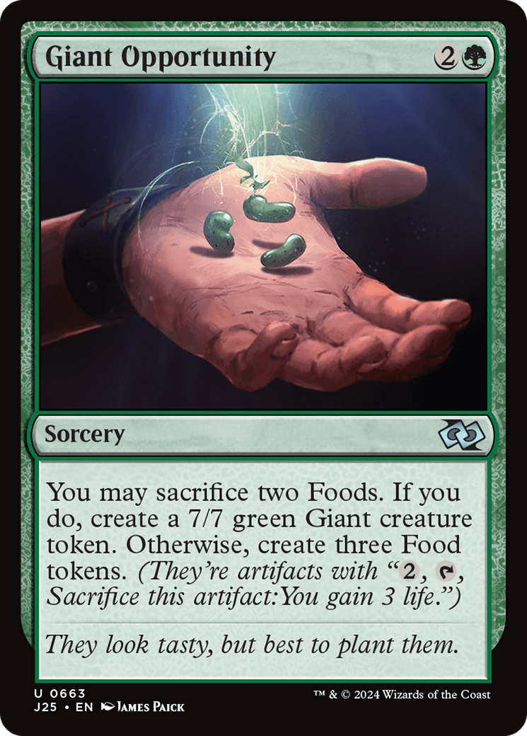 Giant Opportunity [Foundations Jumpstart] MTG Single Magic: The Gathering  | Multizone: Comics And Games