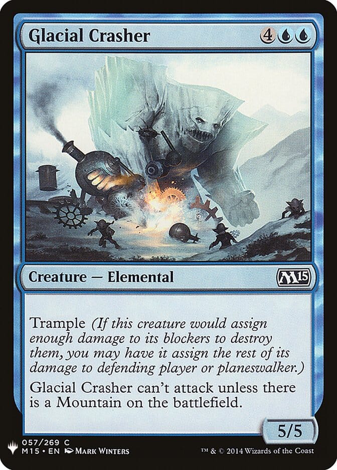 Glacial Crasher [Mystery Booster] MTG Single Magic: The Gathering  | Multizone: Comics And Games