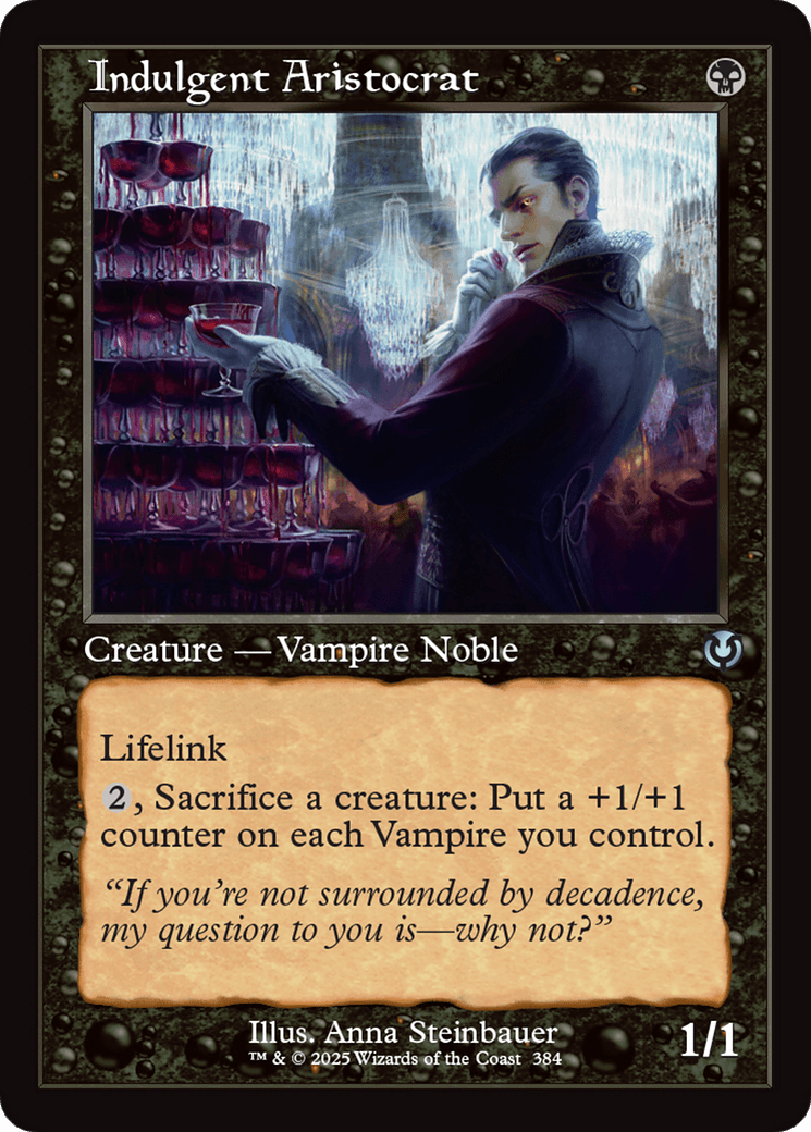 Indulgent Aristocrat (Retro Frame) [Innistrad Remastered] MTG Single Magic: The Gathering  | Multizone: Comics And Games