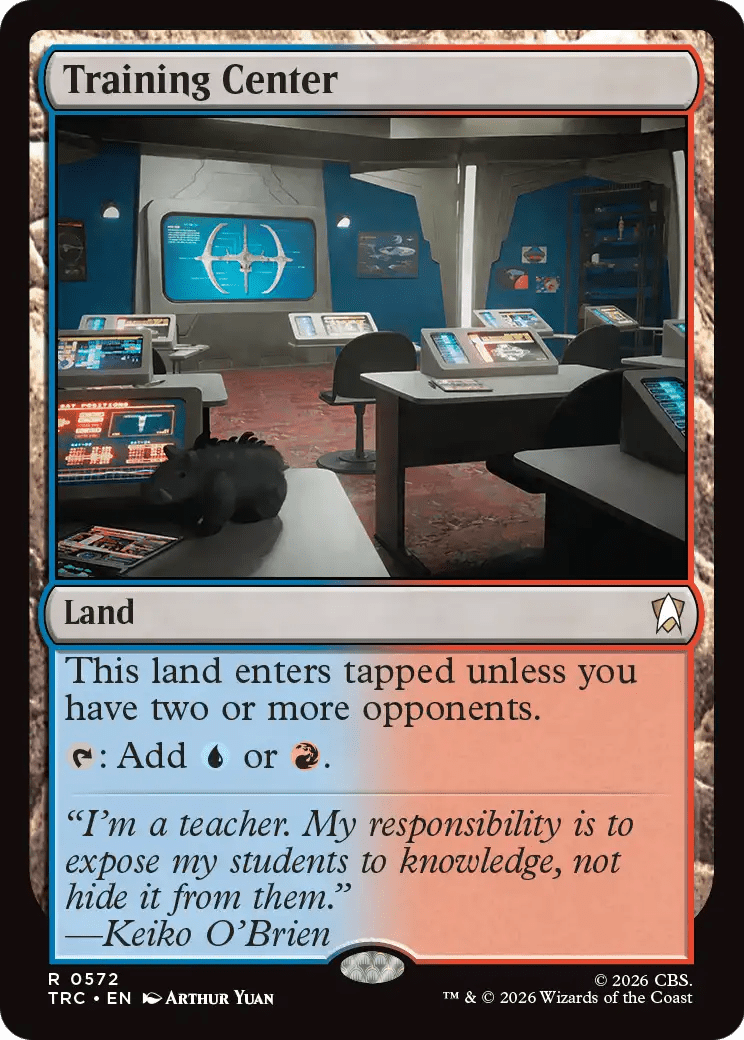 Training Center (Surge Foil) [Star Trek Commander] MTG Single Magic: The Gathering  | Multizone: Comics And Games