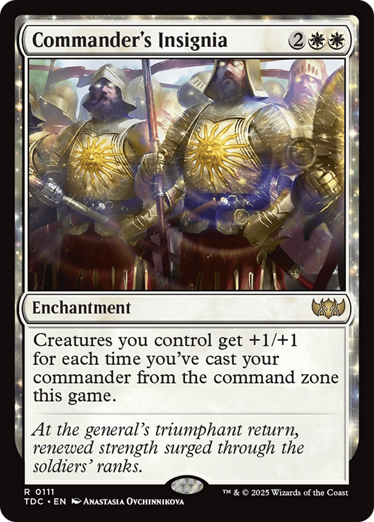 Commander's Insignia [Tarkir: Dragonstorm Commander] MTG Single Magic: The Gathering  | Multizone: Comics And Games