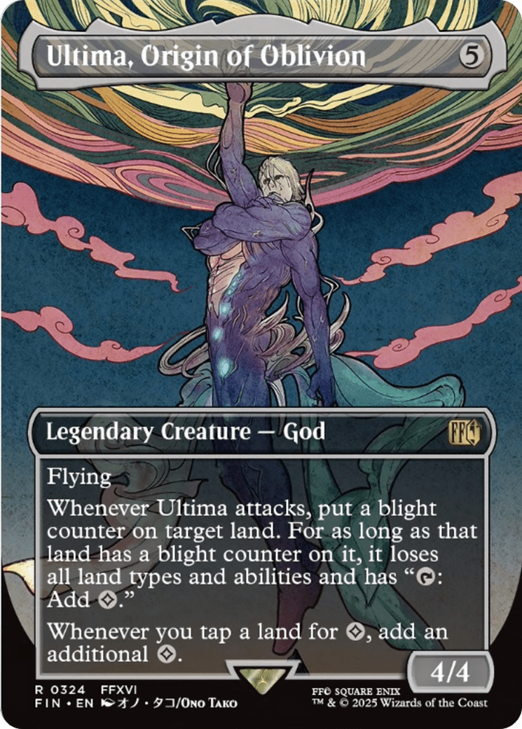 Ultima, Origin of Oblivion (Borderless) [FINAL FANTASY] MTG Single Magic: The Gathering  | Multizone: Comics And Games