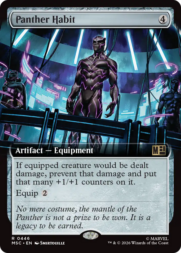 Panther Habit (Extended Art) [Marvel Super Heroes Commander] | Multizone: Comics And Games