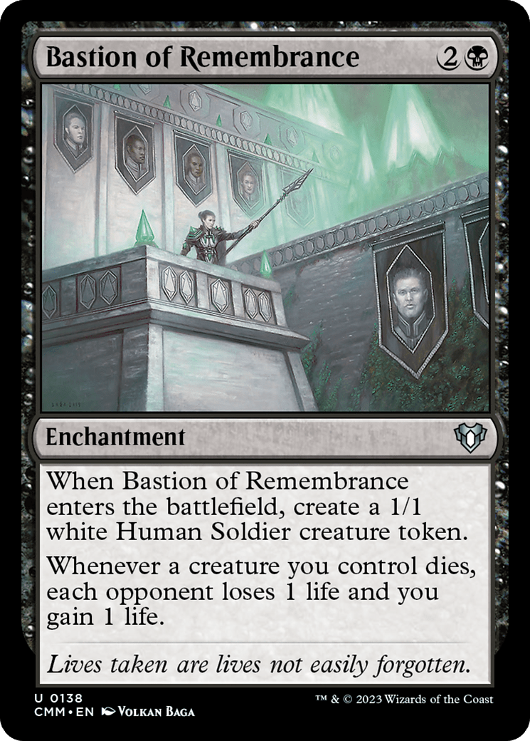 Bastion of Remembrance [Commander Masters] MTG Single Magic: The Gathering  | Multizone: Comics And Games