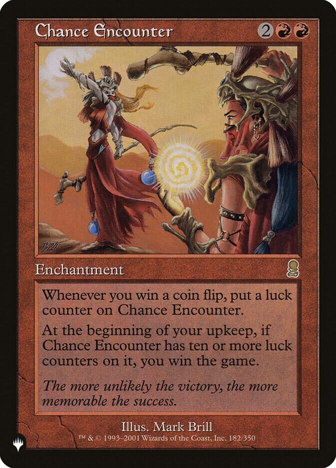 Chance Encounter [Secret Lair: Heads I Win, Tails You Lose] MTG Single Magic: The Gathering  | Multizone: Comics And Games