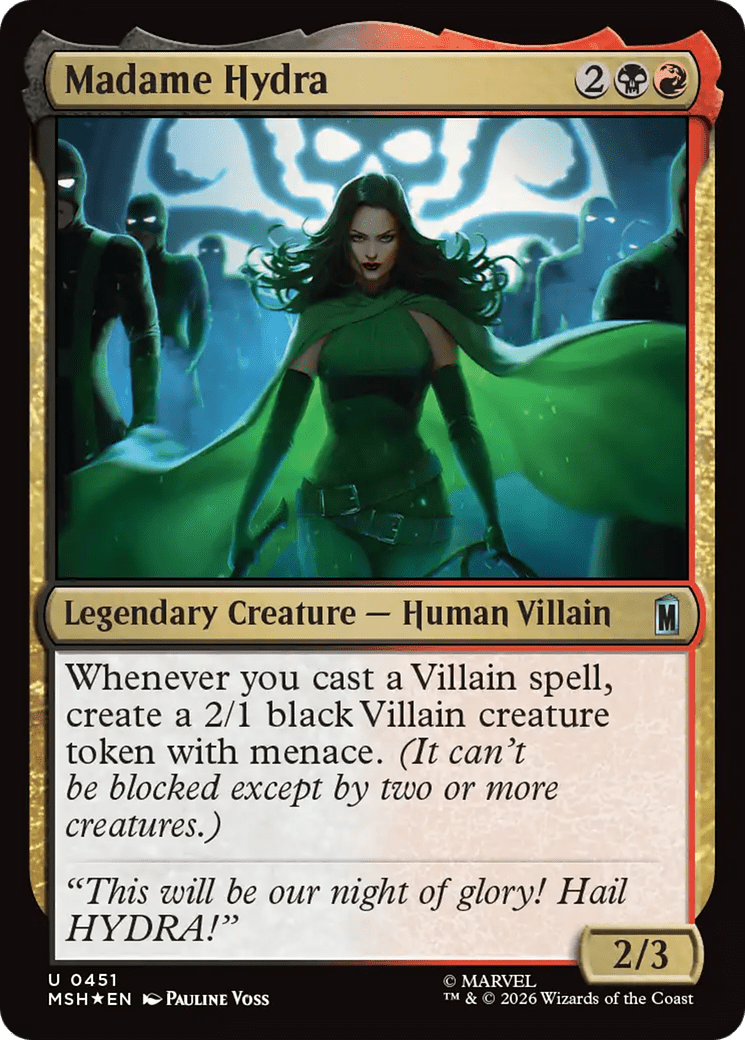 Madame Hydra (Suge Foil) [Marvel Super Heroes] MTG Single Magic: The Gathering  | Multizone: Comics And Games
