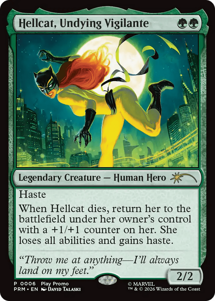 Hellcat, Undying Vigilante [Standard Showdown Promos] MTG Single Magic: The Gathering  | Multizone: Comics And Games