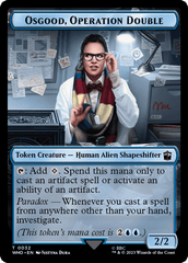 Soldier // Osgood, Operation Double Double-Sided Token (Surge Foil) [Doctor Who Tokens] MTG Single Magic: The Gathering  | Multizone: Comics And Games