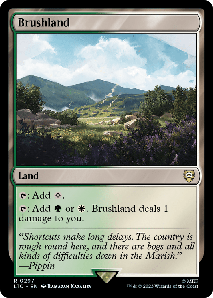 Brushland [The Lord of the Rings: Tales of Middle-Earth Commander] MTG Single Magic: The Gathering  | Multizone: Comics And Games