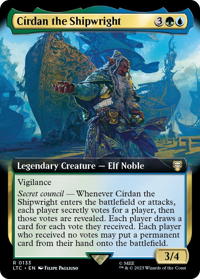 Cirdan the Shipwright (Extended Art) [The Lord of the Rings: Tales of Middle-Earth Commander] | Multizone: Comics And Games