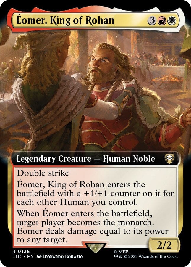 Eomer, King of Rohan (Extended Art) [The Lord of the Rings: Tales of Middle-Earth Commander] MTG Single Magic: The Gathering  | Multizone: Comics And Games