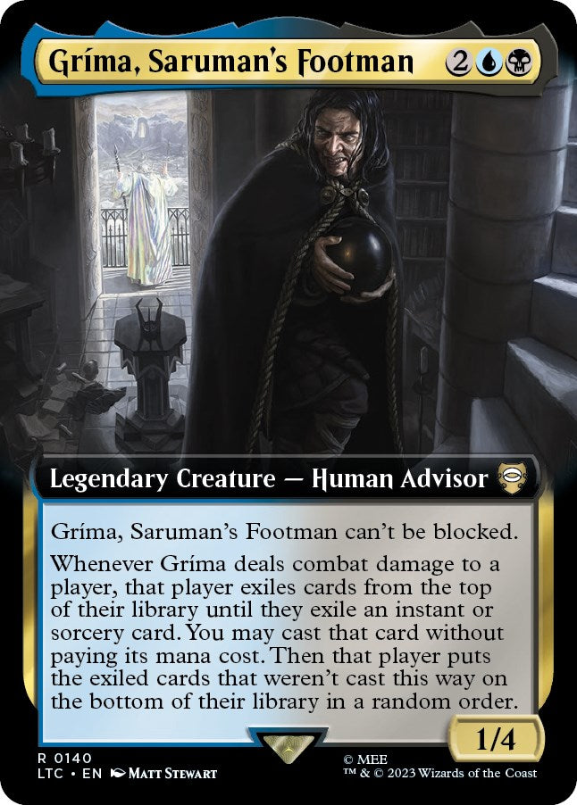 Grima, Saruman's Footman (Extended Art) [The Lord of the Rings: Tales of Middle-Earth Commander] | Multizone: Comics And Games