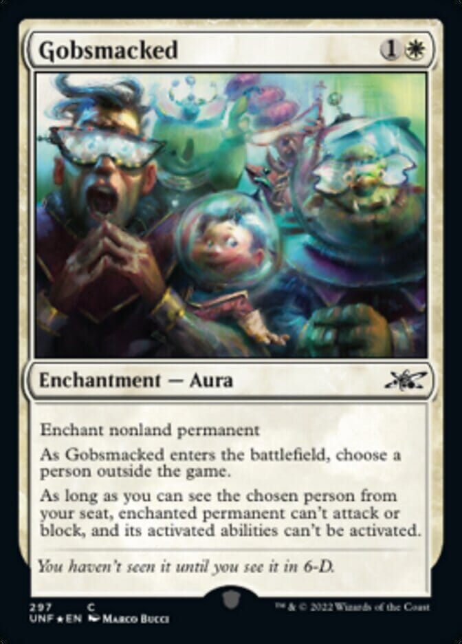 Gobsmacked (Galaxy Foil) [Unfinity] MTG Single Magic: The Gathering  | Multizone: Comics And Games