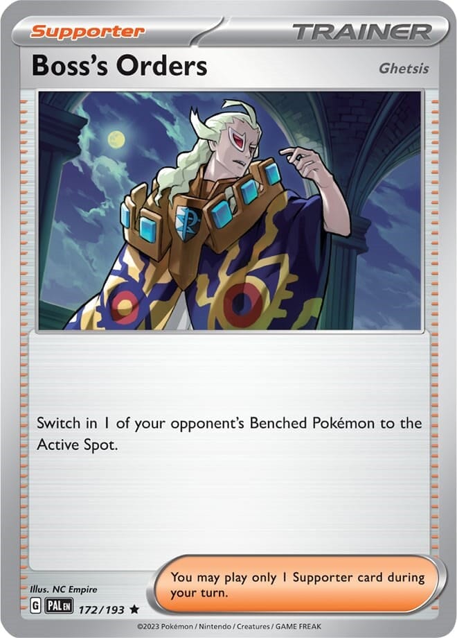 Boss's Orders (172/193) (Theme Deck Exclusive) [Scarlet & Violet: Paldea Evolved] Pokemon Single Pokémon  | Multizone: Comics And Games
